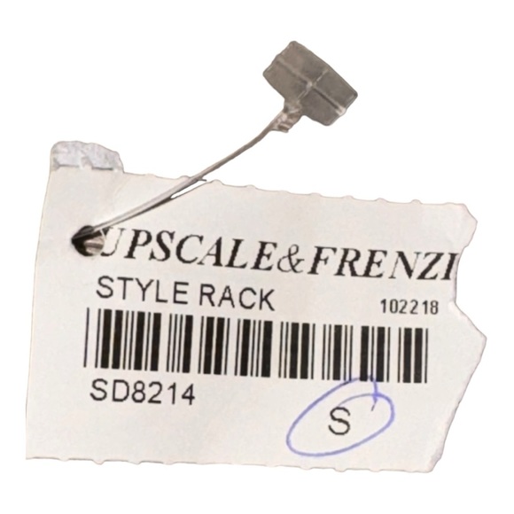 NWT Style Rack Women’s Bronze Metallic High Low Bat Wing Sleeve Dress Size S - Picture 9 of 11